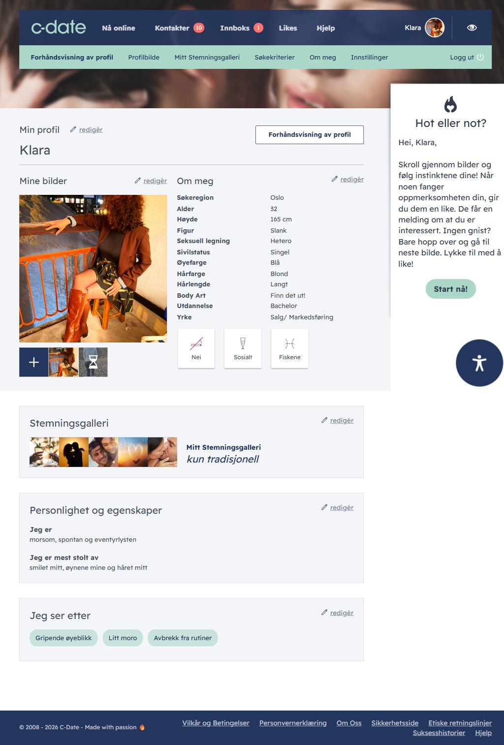 C-Date Profil Eksempel 1