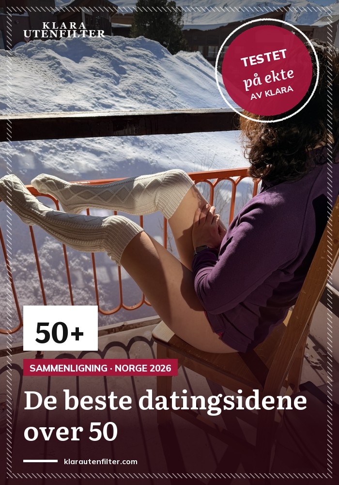 De beste datingsidene for deg over 50 i Norge: min sammenligning 2026